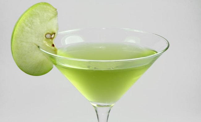 cocktail de manzana y kefir